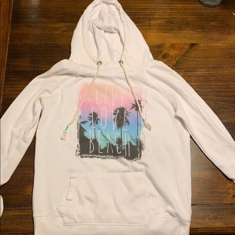 White hoodie